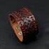 braunes rohleder armband herren manschette breitarmband uniqal sale